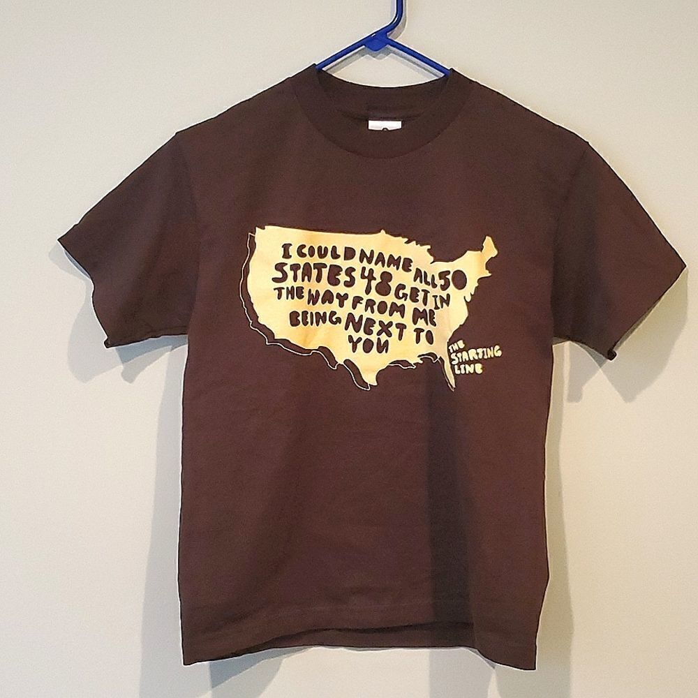 vintage the starting line t-shirt, youth medium